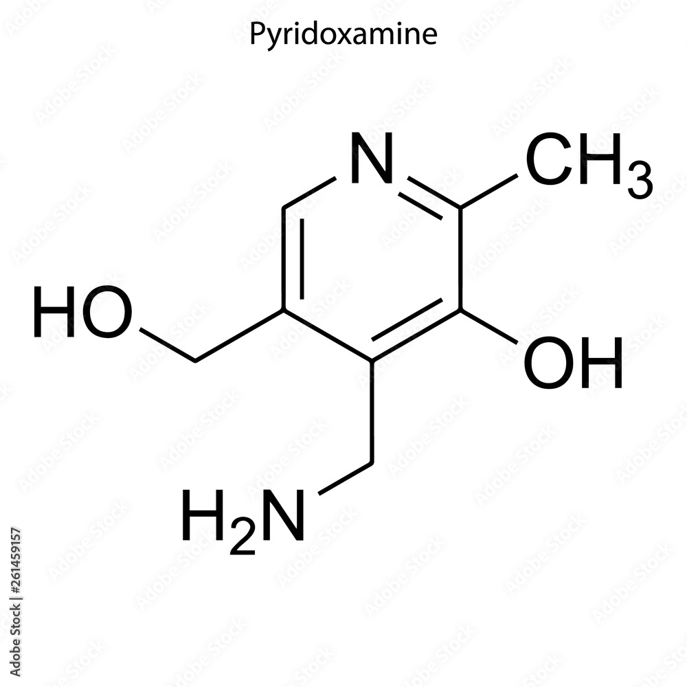 Skeletal formula of molecule. Skeletal formula of molecule.