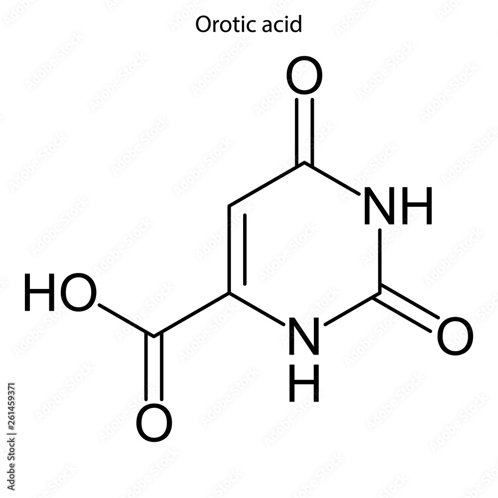 Skeletal formula of molecule. Skeletal formula of molecule.
