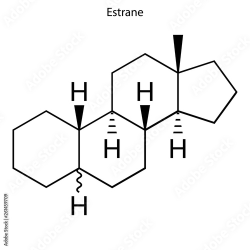 Skeletal formula molecule