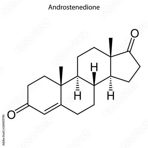 Skeletal formula Steroid molecule.