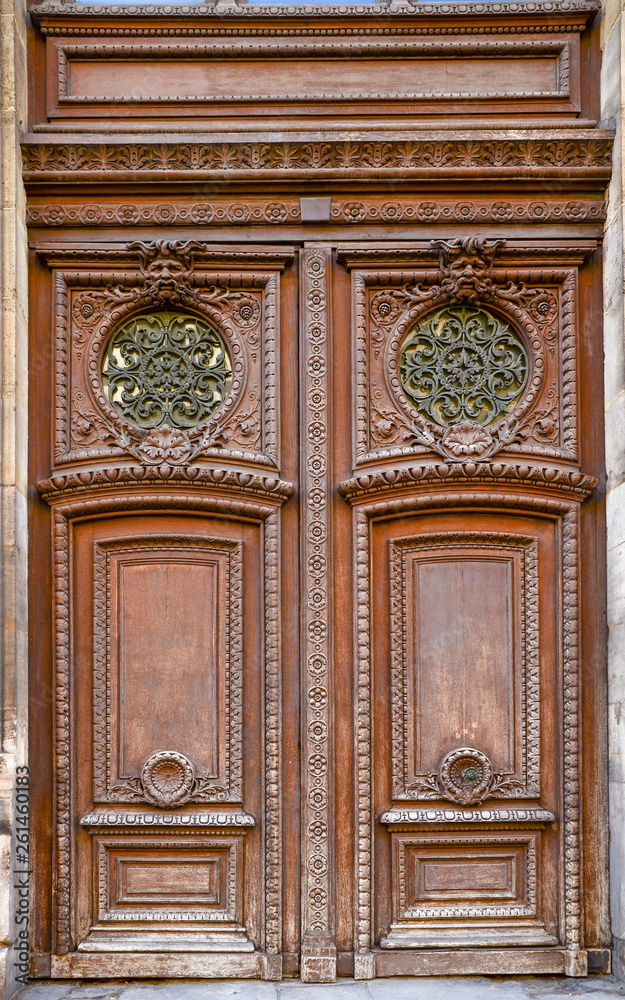Fototapeta Doors are different in Paris