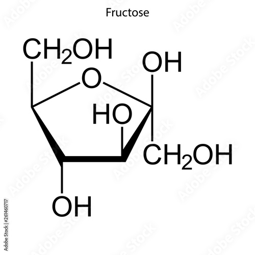 Skeletal formula of chemical molecule.
