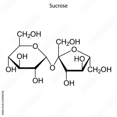 Skeletal formula of chemical molecule.