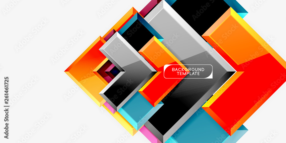 Abstract arrows composition background Abstract arrows composition background