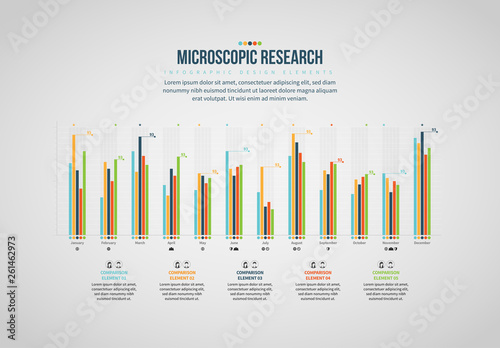 Casual Graphic Bar Infographic
