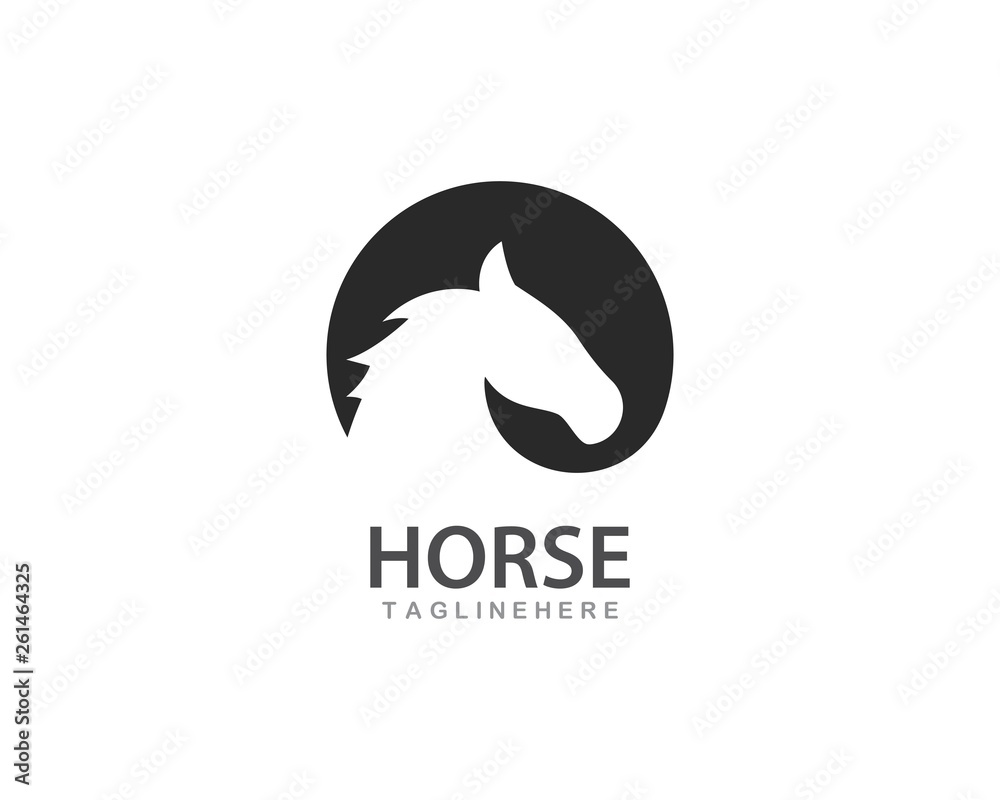 Obraz premium Horse Logo vector