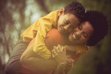 The brightest days are spent bonding with family.