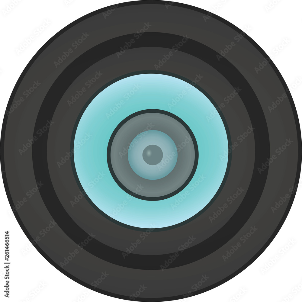 Camera lens. vector illustration Camera lens. vector illustration