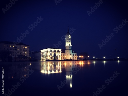 Town hall, Mogilev, Belarus, Europe.
