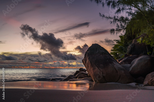 After the sunset at anse georgette on the seychelles 1