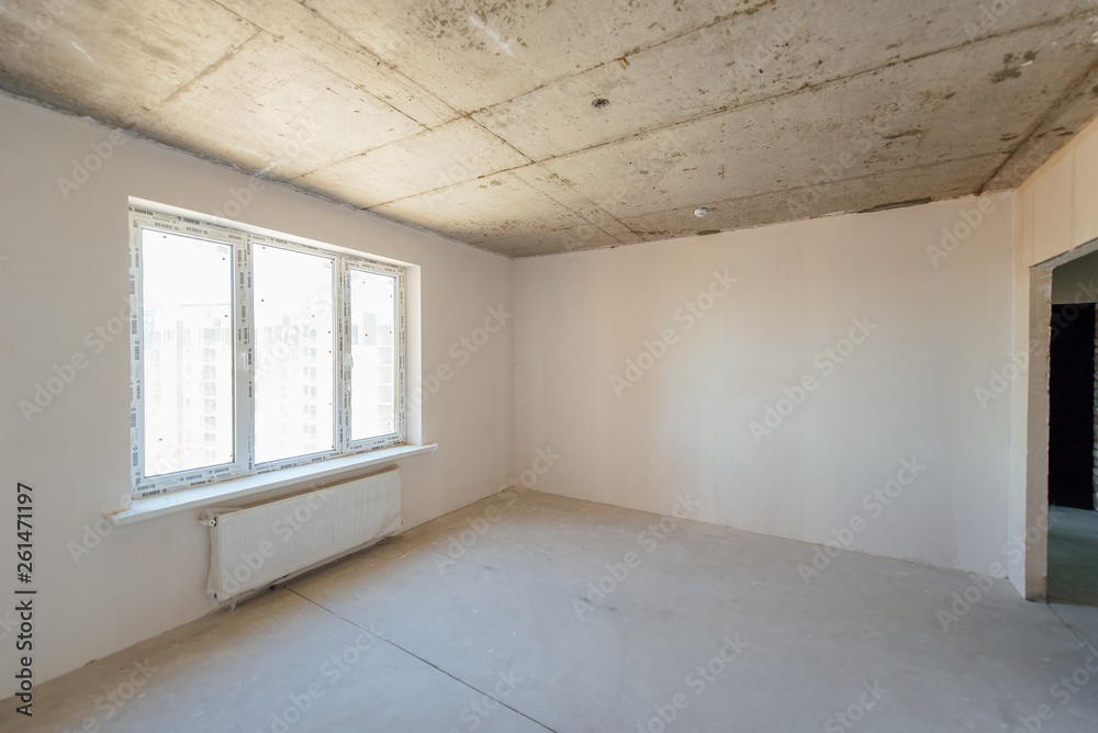 Interior finishing work in the room Interior finishing work in the room