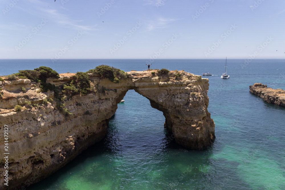 Fototapeta premium Albandeira beach in Algarve (Portugal)
