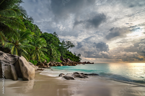 paradise beach at anse georgette, praslin, seychelles 9