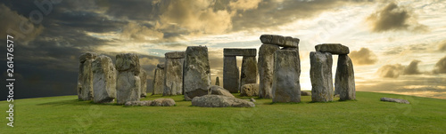 Fotografie, Obraz Mystic Stonehenge in England, Europe