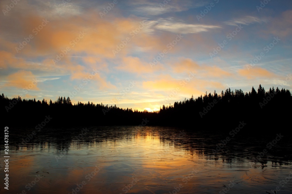 Fototapeta premium Первый лёд