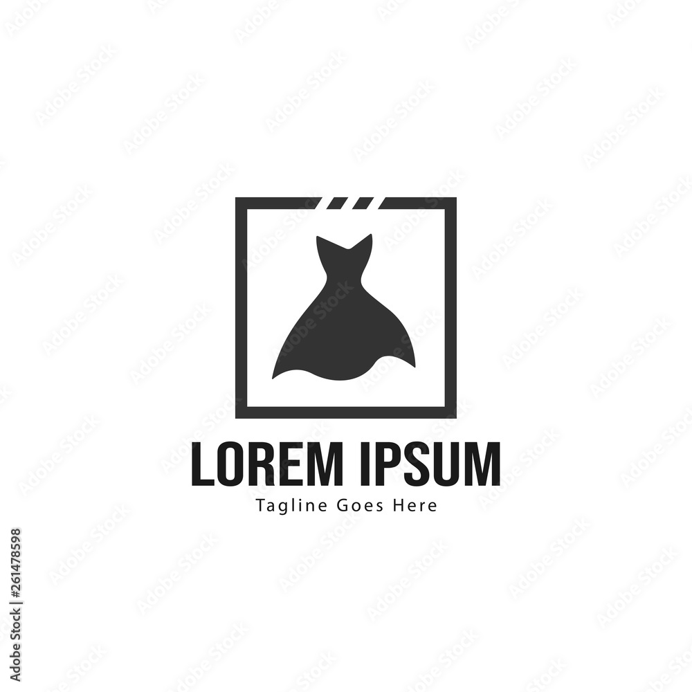 Boutique logo template design. minimalist Boutique logo with modern frame Boutique logo template design. minimalist Boutique logo with modern frame