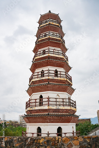Exterior view of the historical Yuankui Tower