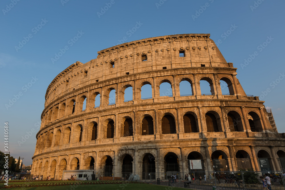 A view of Colloseum rome italy