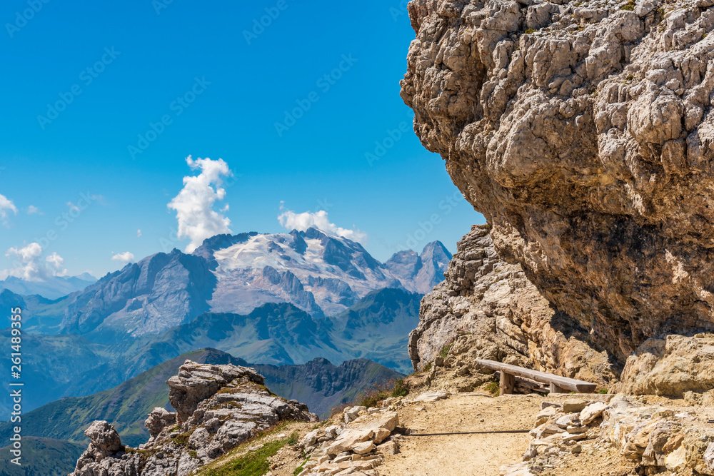 Breathtaking view of the Cortina Dolomites. Unique show. Italy Breathtaking view of the Cortina Dolomites. Unique show. Italy