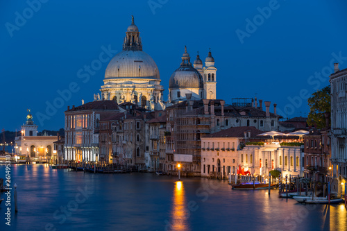 A view of Grand Canal and Basilica Santa Maria della Salute © derege