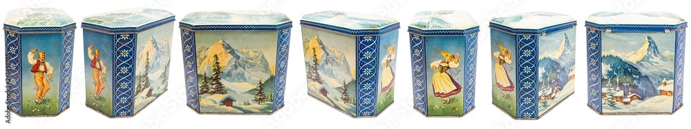 Fototapeta premium Vintage metal box