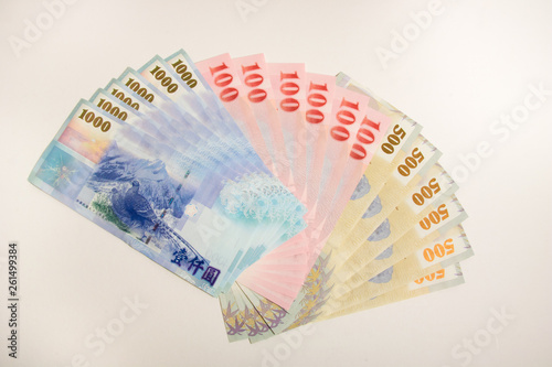 Cash, Taiwan currency,NTD, money, Taiwan Coin, Taiwan money.