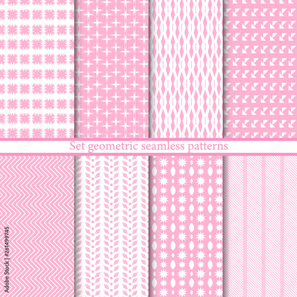 Geometric seamless patterns Geometric seamless patterns