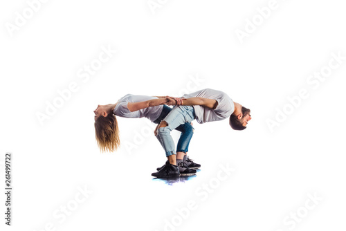 Amazing gymnastic exercise © qunica.com