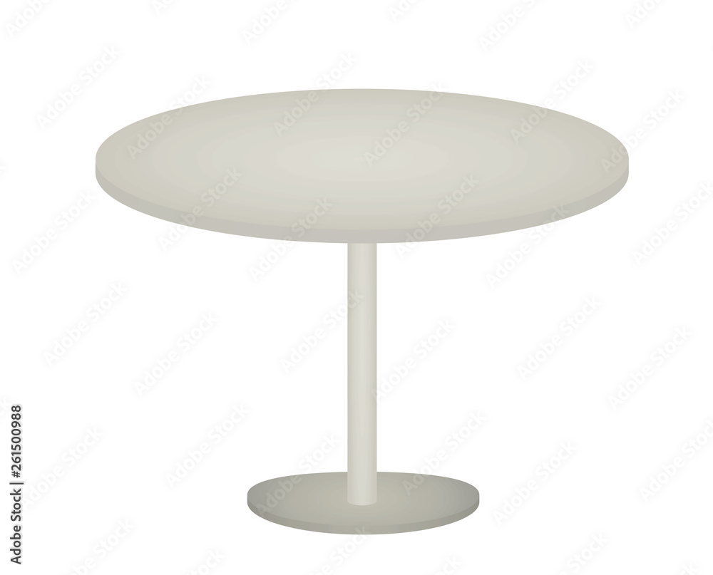 Silver table. vector illustration Silver table. vector illustration
