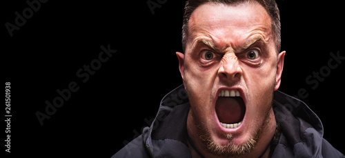 Fotografia Angry man