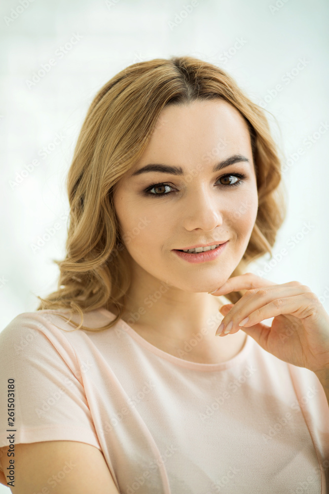 portrait of a beautiful young girl with makeup portrait of a beautiful young girl with makeup