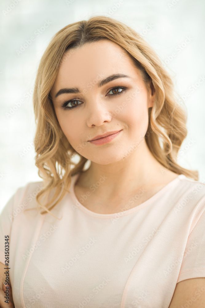 portrait of a beautiful young girl with makeup portrait of a beautiful young girl with makeup