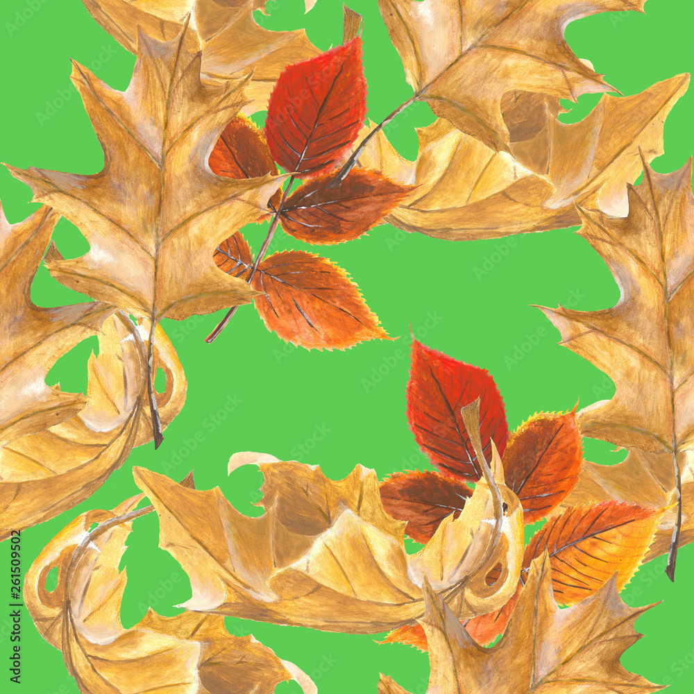autumn leaves pattern