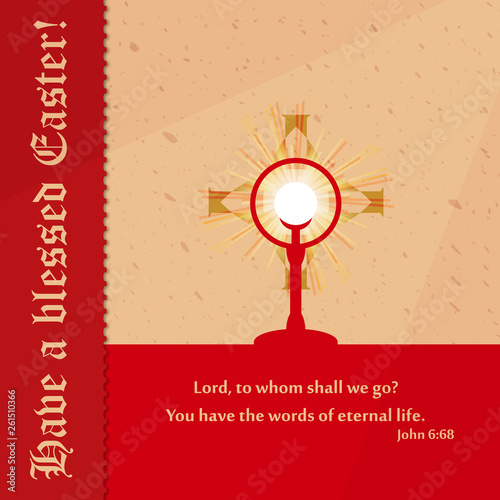 Have a blessed Easter! - inspirational card