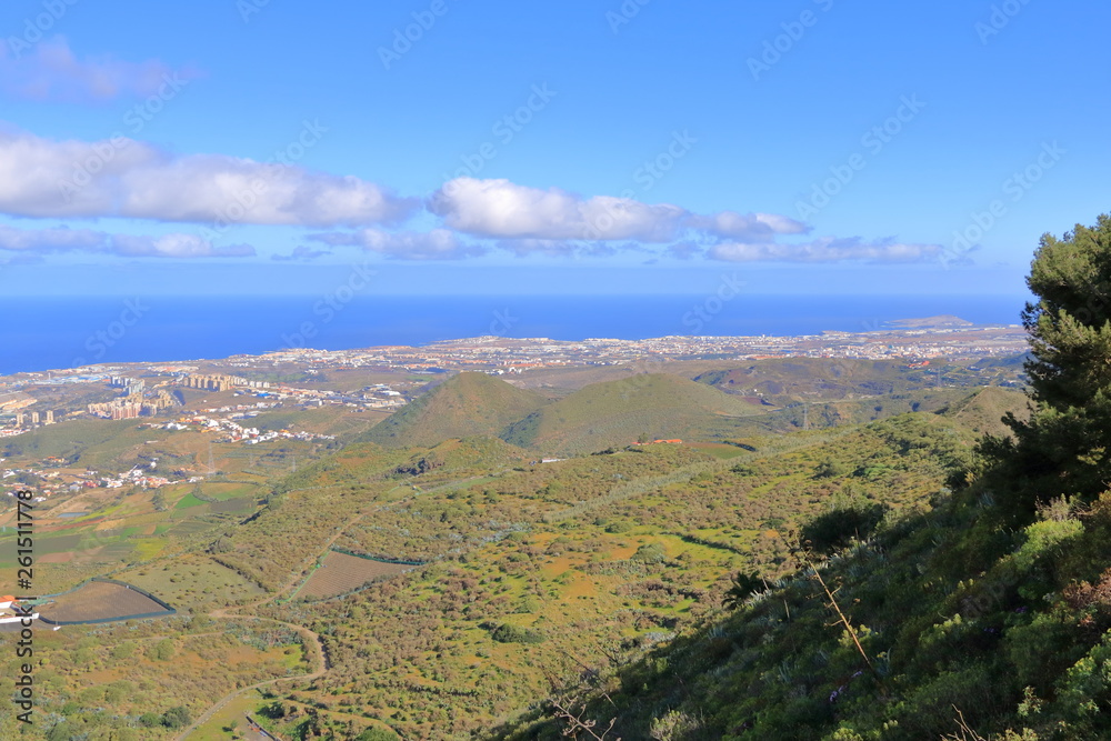 Caldera de Bandama - a place where used to be a volcanic crater in Gran Canaria