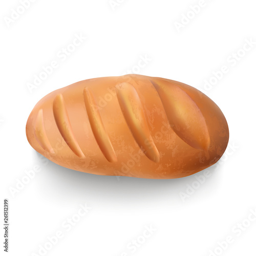 top view on bread
