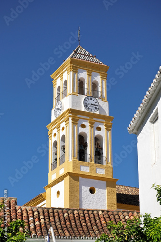 Tower of the Incarnation Church (Iglesia de Nuestra) in Marbella old town