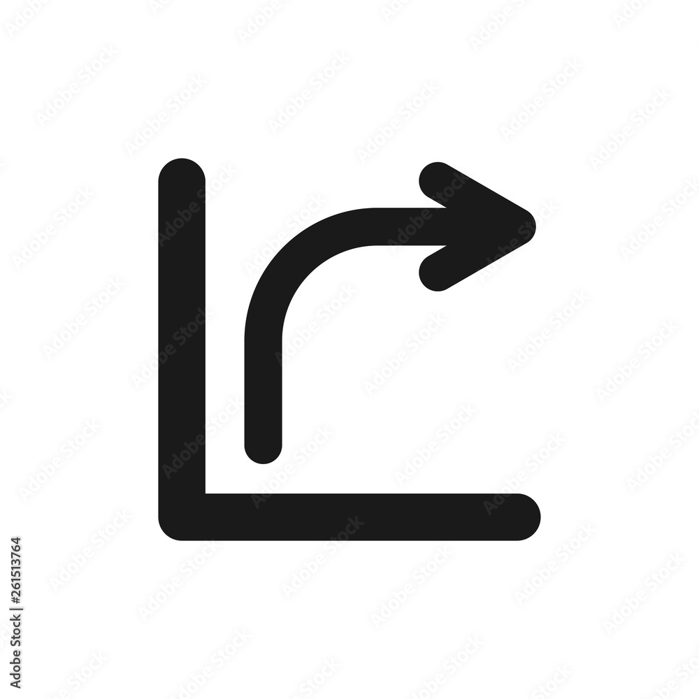 Share icon with arrow vector illustration on white background Share icon with arrow vector illustration on white background