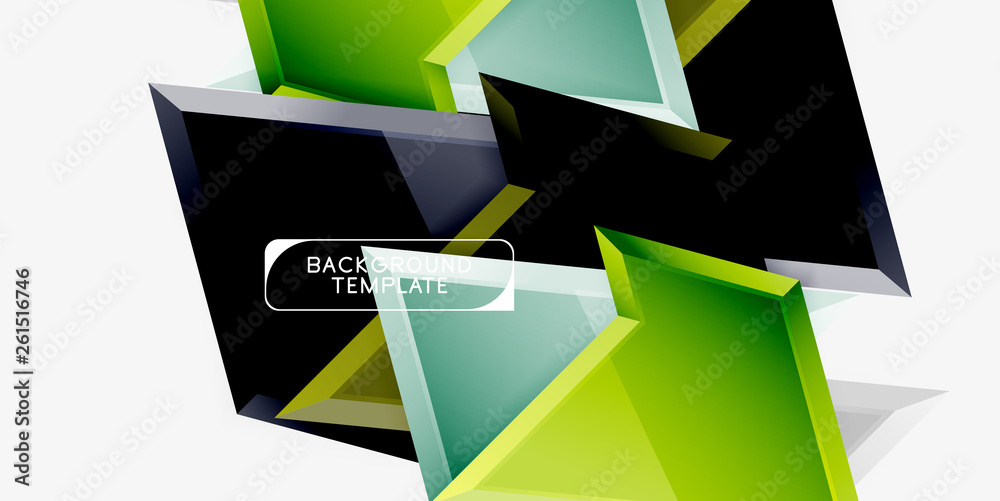 Minimal geometrical triangles with 3d effect abstract background template Minimal geometrical triangles with 3d effect abstract background template