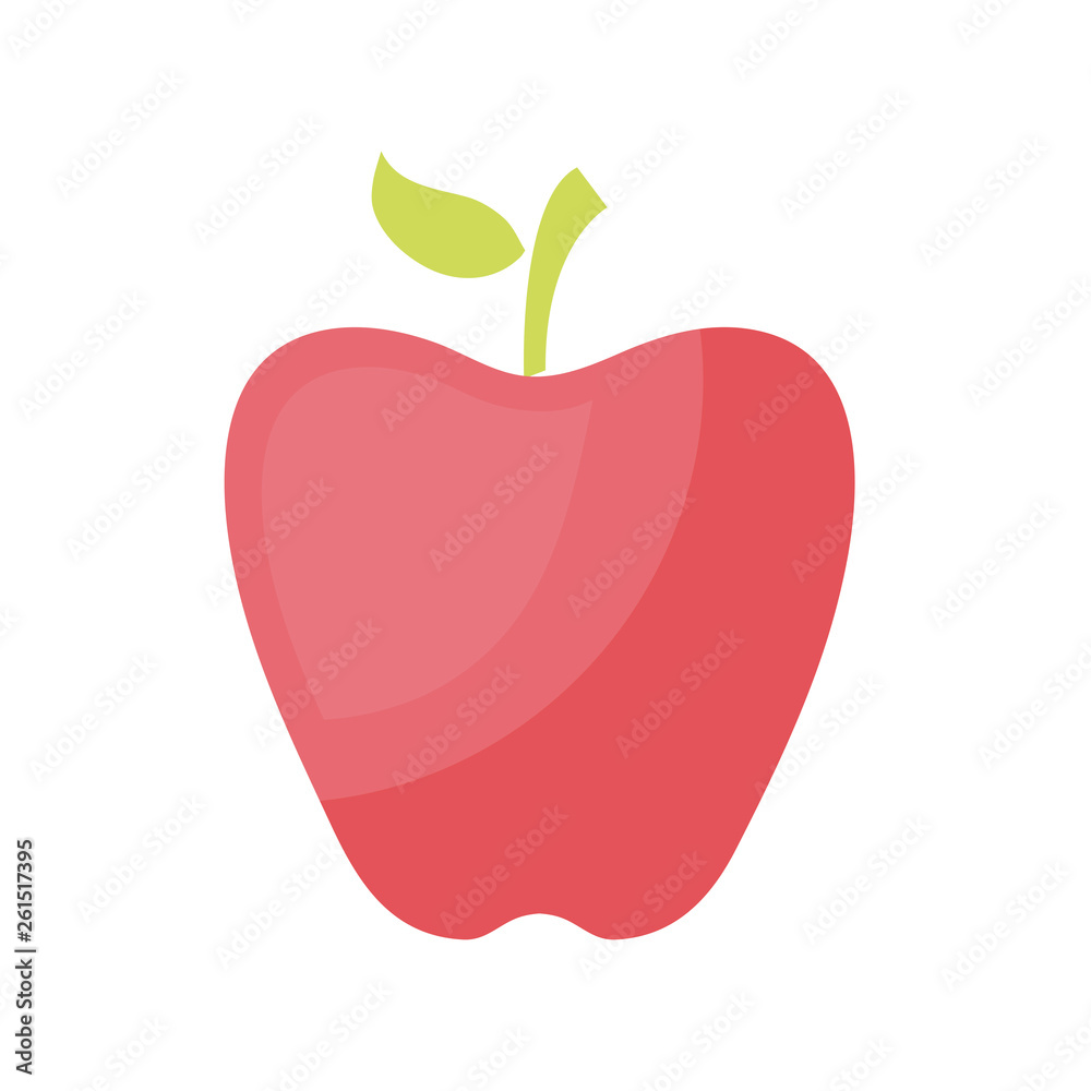 fresh apple fruit isolated icon fresh apple fruit isolated icon