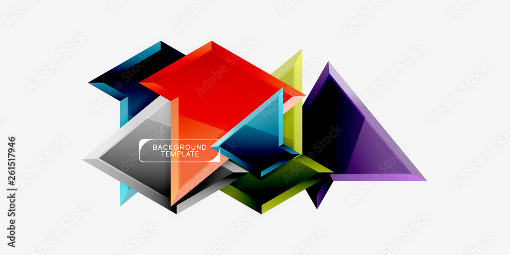 Bright colorful triangular poly 3d composition,abstract geometric background, minimal design, polygonal futuristic poster Bright colorful triangular poly 3d composition,abstract geometric background, minimal design, polygonal futuristic poster