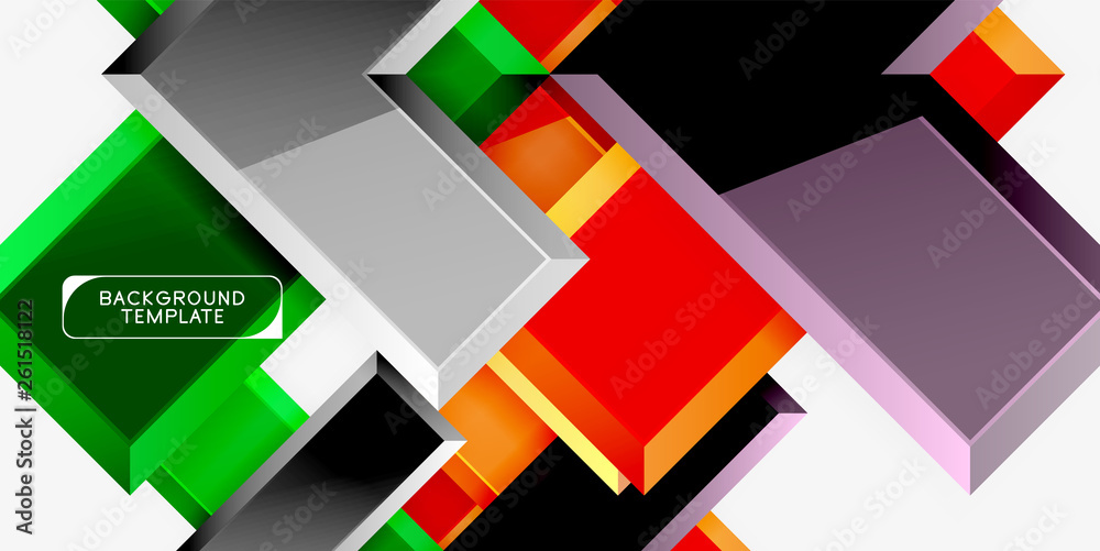 Abstract arrows composition background