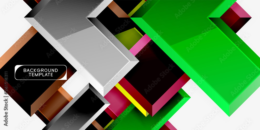 Glossy arrows background Glossy arrows background