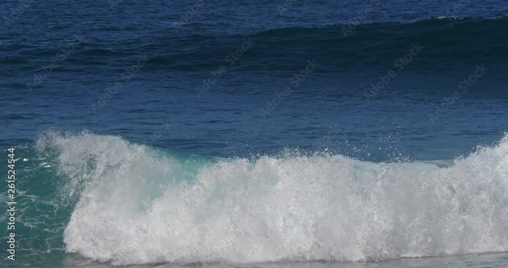 Waves in Atlantic Ocean, Porto Moniz, Madeira Island Portugal, Slow Motion 4K Waves in Atlantic Ocean, Porto Moniz, Madeira Island Portugal, Slow Motion 4K