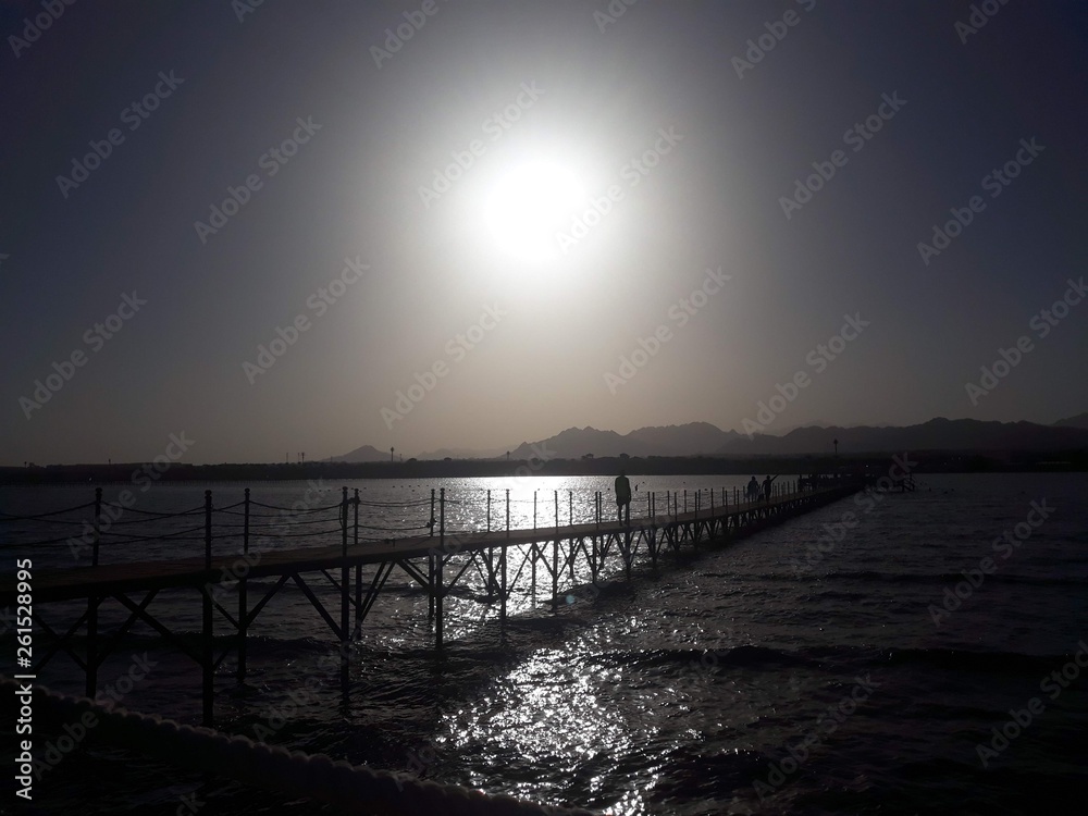 Fototapeta premium Beautiful sunset in Egypt