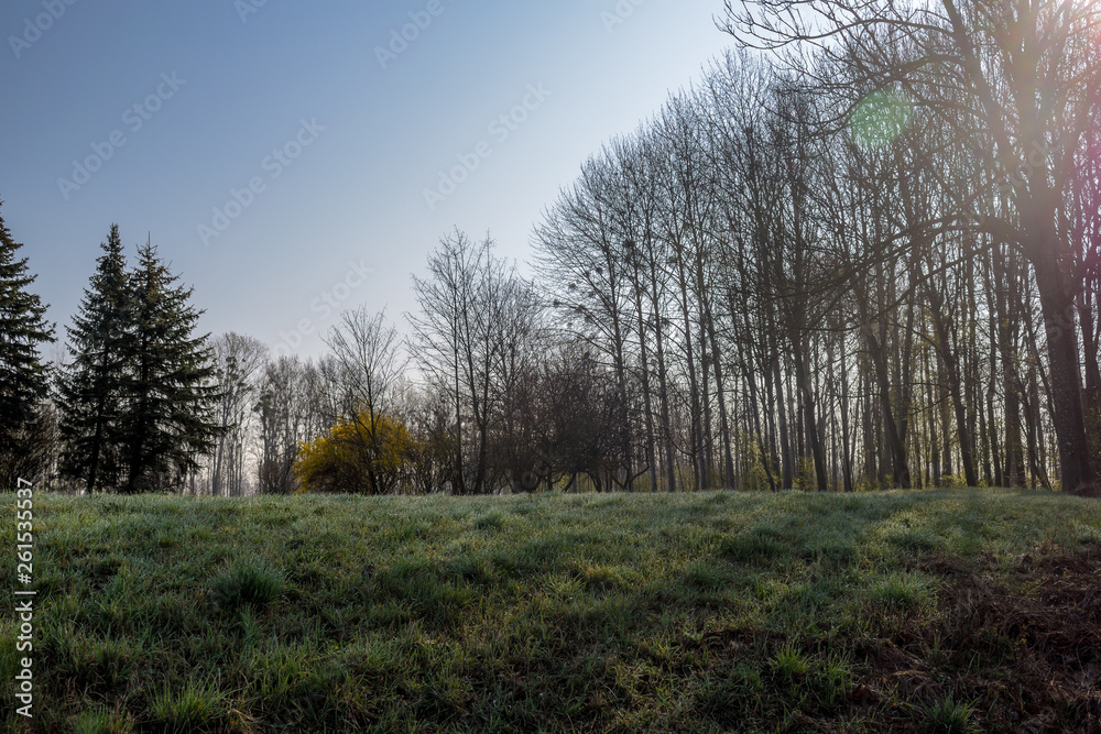 Landschaftsaufnahme Mitterkirchen im Machland in Oberösterreich / Österreich