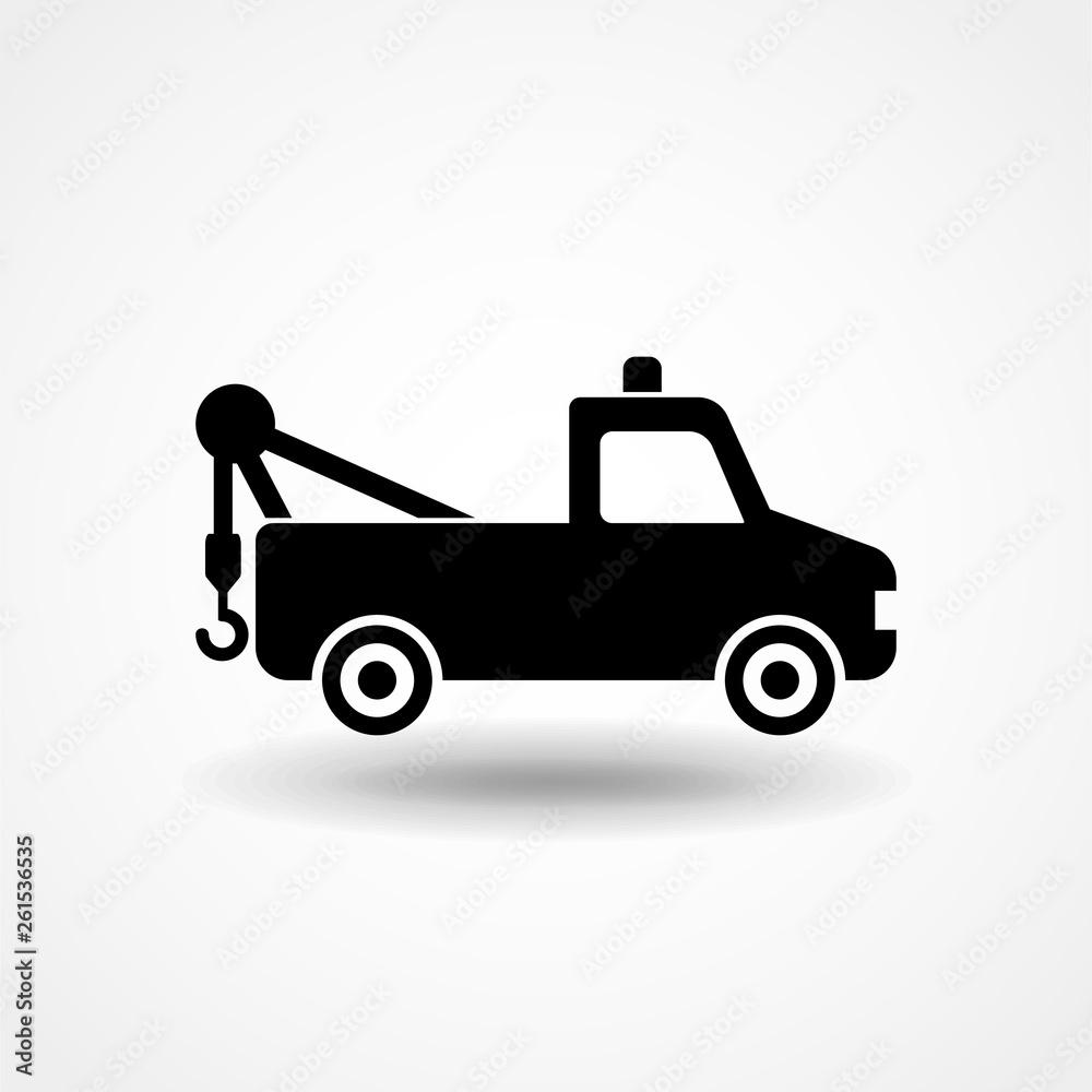Tow Truck vector icon