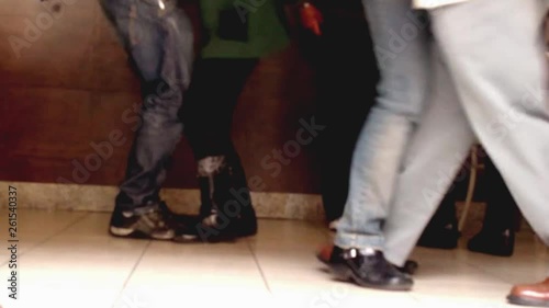 Dancing couples in the club