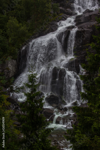 Hiking in the nature of Norway