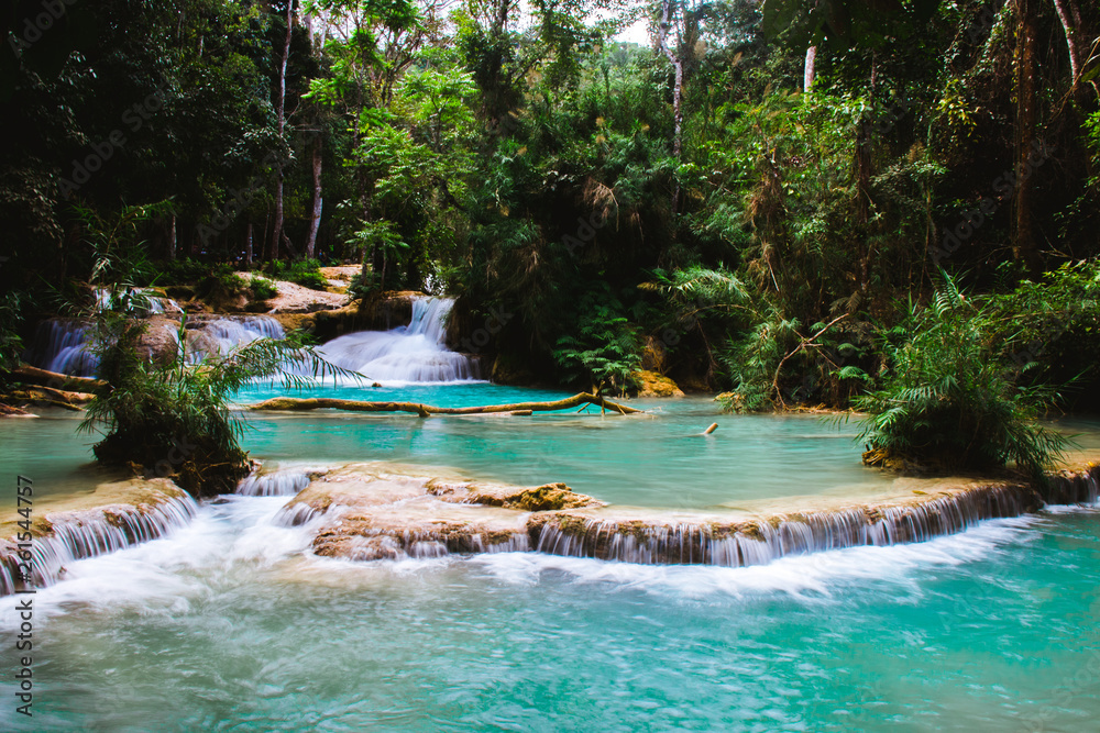 Kuangsi waterfall in Luangprabang Kuangsi waterfall in Luangprabang